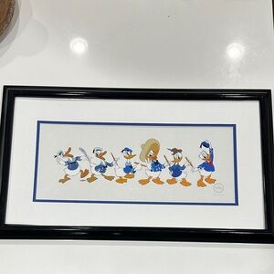 Framed Donald Duck Animation Art